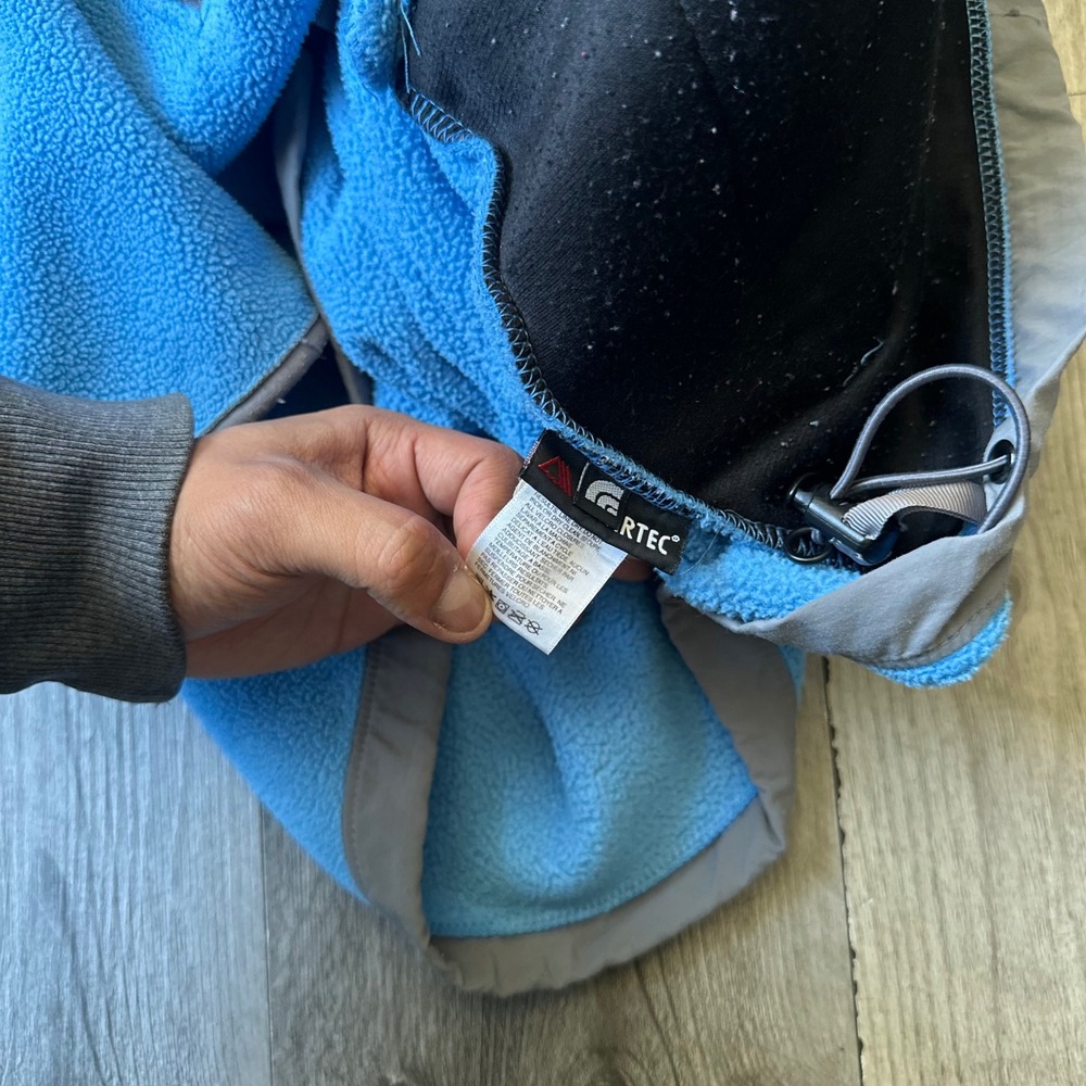 The North Face denali polartec Gray Blue Fleece Jacket Womens XL - Picture 5 of 8